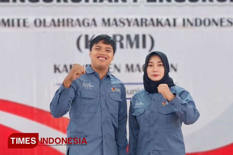 Dosen IKOR UNIPMA Andri Wahyu Utomo, S.Pd., M.Or dan Titin Kuntum Mandalawati, S.Pd., M.Or. (Foto: Humas UNIPMA for TIMES Indonesia)