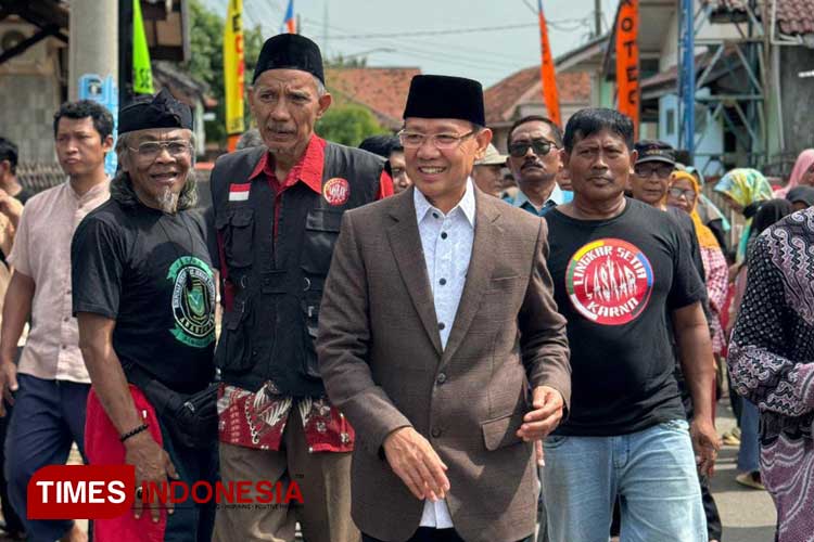 Calon Bupati Majalengka, H Karna Sobahi. (FOTO: Jaja Sumarja/TIMES Indonesia)