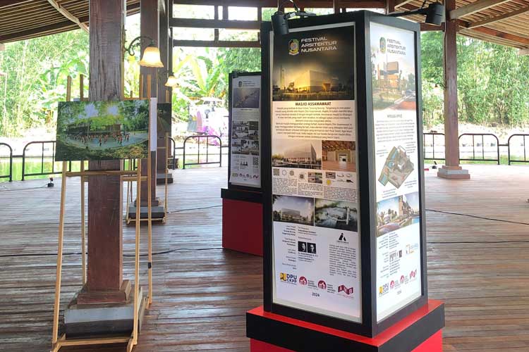Beberapa Design Arsitektur yang ada di Festival Arsitektur Nusantara 2024 Agrowisata Tamansuruh Banyuwangi (Foto: TIMES Indonesia)