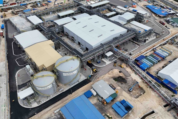 Smelter Freeport Indonesia di Kawasan Ekonomi Khusus KEK JIIPE Kabupaten Gresik (Foto: PT Freeport Indonesia).