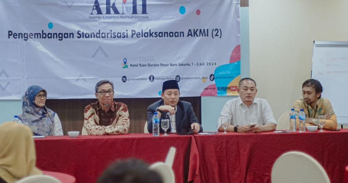 Standarisasi AKMI (Asesmen Kompetensi Madrasah Indonesia) di Jakarta. (Foto: JKG dor TIMES Indonesia)