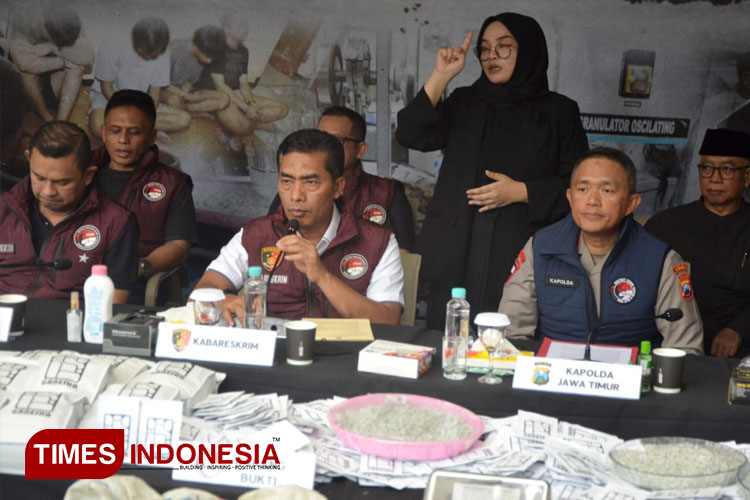 Pabrik Narkoba di Malang Jadi Temuan Terbesar Produksi 'Sinte' di Indonesia