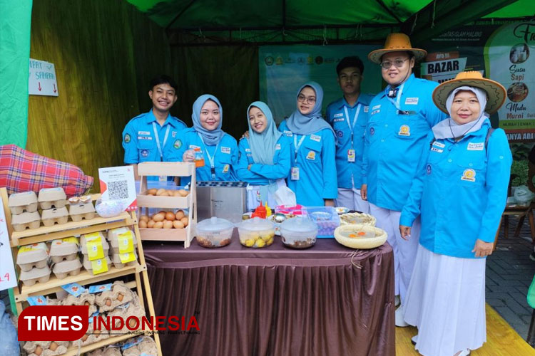 Kegiatan bazar pada acara speak up 1000 startup wirausahawan UNISMA Malang.