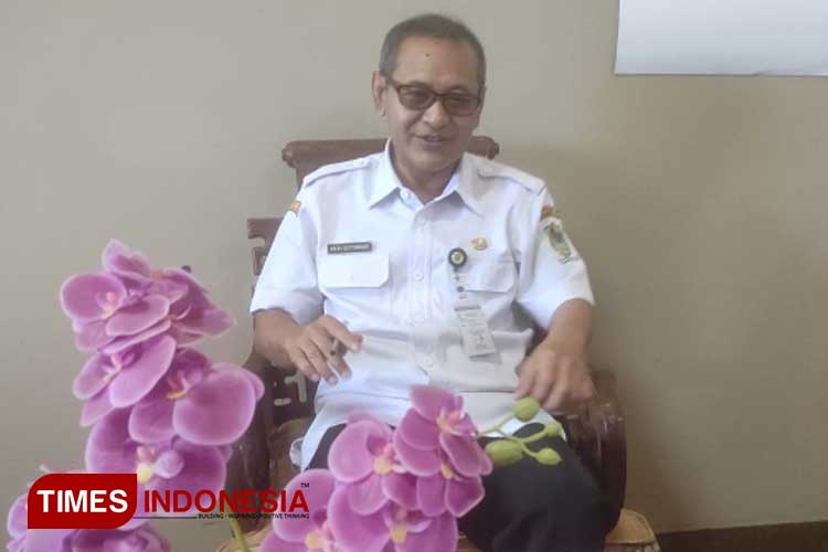Sekretaris Dinas (Sekdin) Kominfo Banjarnegara Heri Setyobudi. (Foto: Muchlas Hamidi/TIMES Indonesia)