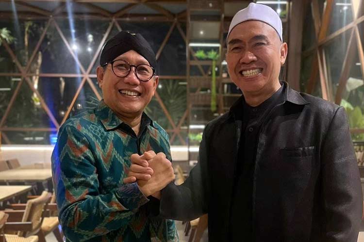Halim Iskandar dan Abah Anton usai pertemuan di sebuah resto di Dau, Malang. (Foto: Dok PKB for TIMES Indonesia)