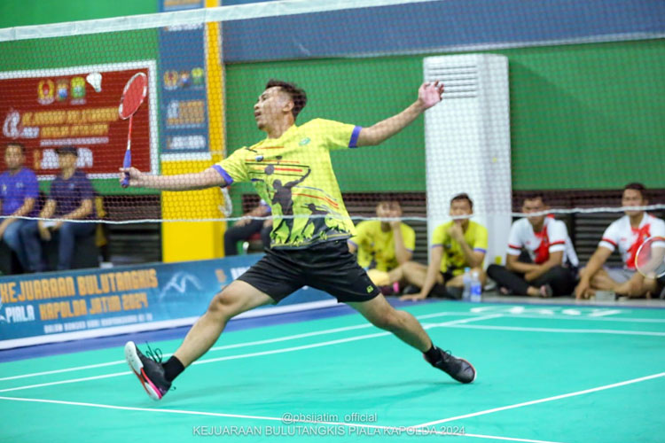 Kejuaraan Bulutangkis Piala Kapolda 2024 (Foto: pbsijatim_official)