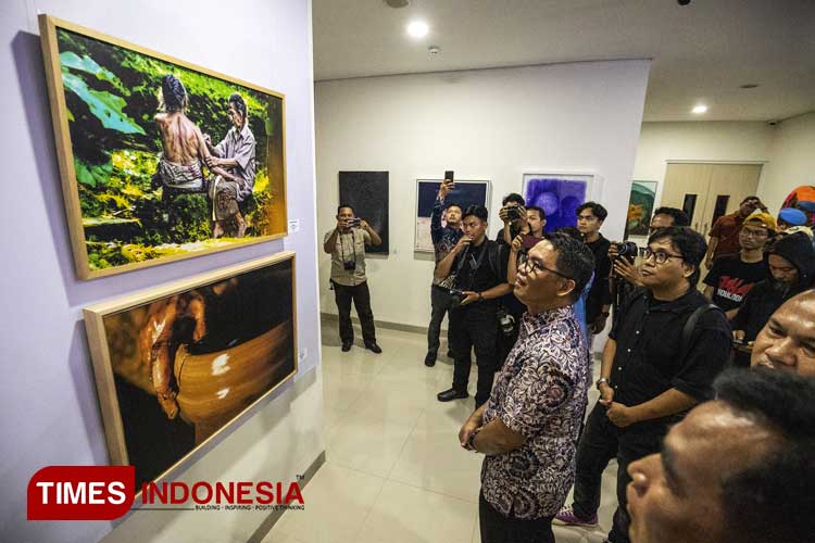 Pameran Seni Rupa Bentang Harmoni, Upaya Menumbuhkan Citra Polisi Dengan Karya Seni