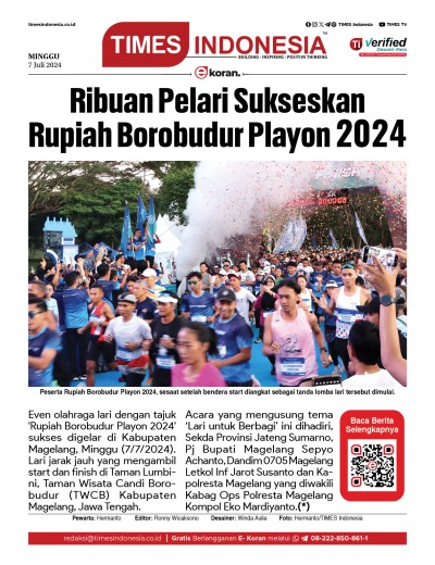 Edisi Minggu, 7 Juli 2024: E-Koran, Bacaan Positif Masyarakat 5.0