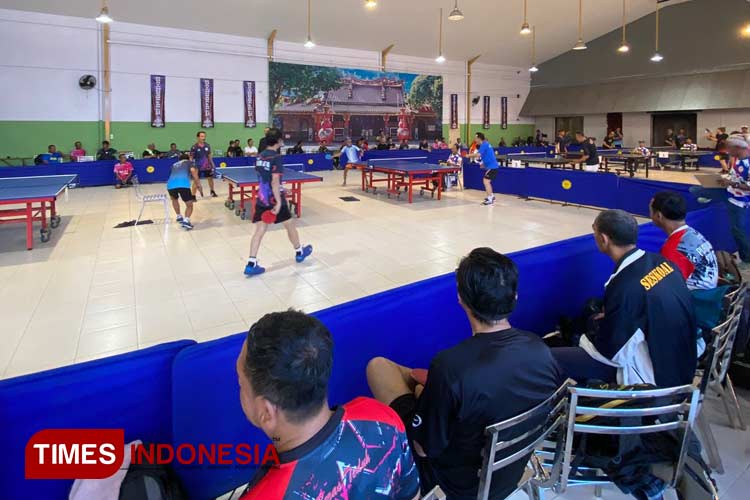 Ratusan Penggemar Tenis Meja Malang Beradu Skill di Bhayangkara EAK Cup 2024