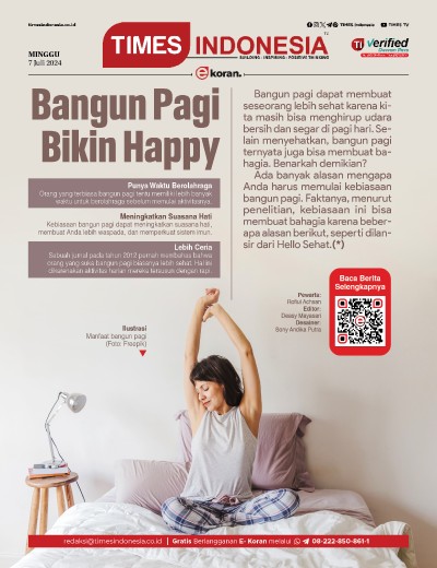 Edisi Minggu, 7 Juli 2024: E-Koran, Bacaan Positif Masyarakat 5.0