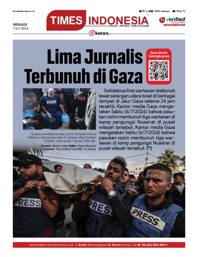 Edisi Minggu, 7 Juli 2024: E-Koran, Bacaan Positif Masyarakat 5.0