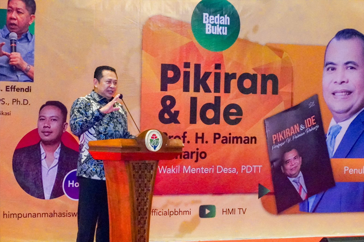 Bambang Soesatyo saat membuka Bedah Buku
