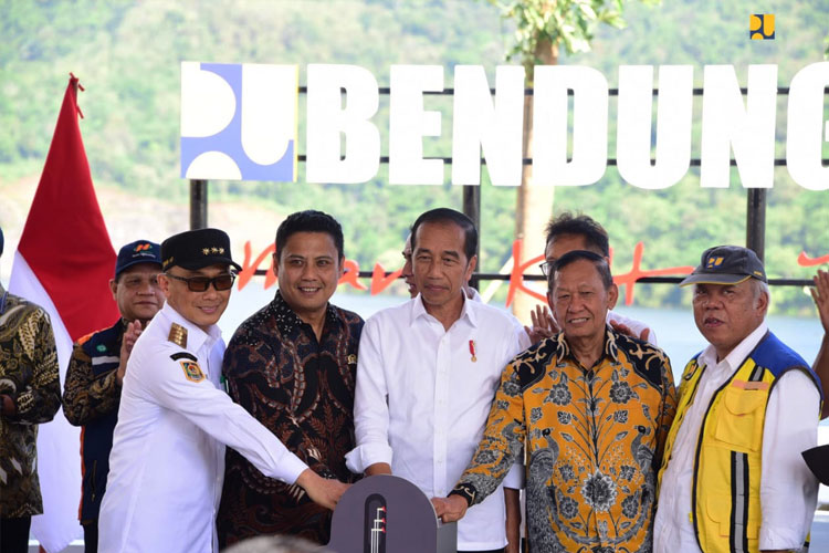 Presiden RI Jokowi Resmikan Bendungan Pamukkulu di Sulsel