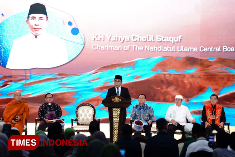 The Chairman of the Nahdlatul Ulama (PBNU), KH Yahya Chalil Staquf. (PHOTO: DOCUMENT)