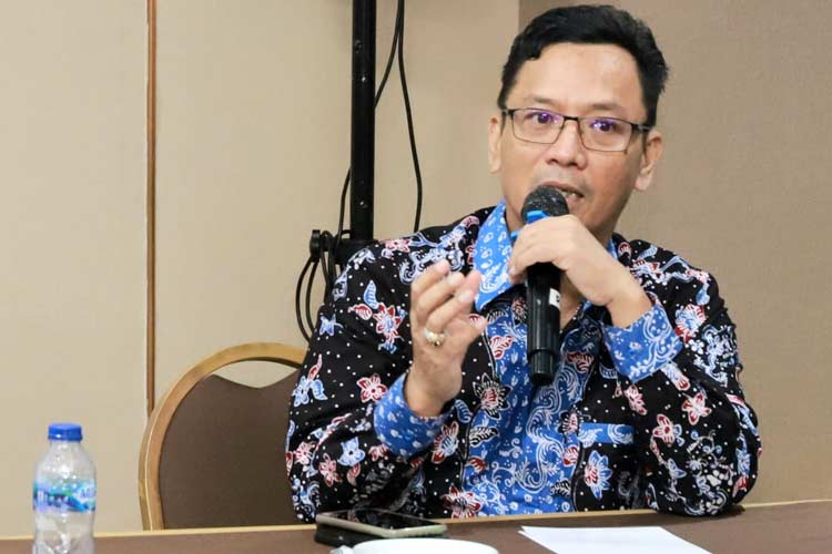 Kepala LPMQ Kemenag RI, Abdul Aziz Sidqi saat memberikan arahan kepara para pegawainya, Rabu (10/7/2024). (Foto: LPMQ for TIMES Indonesia)