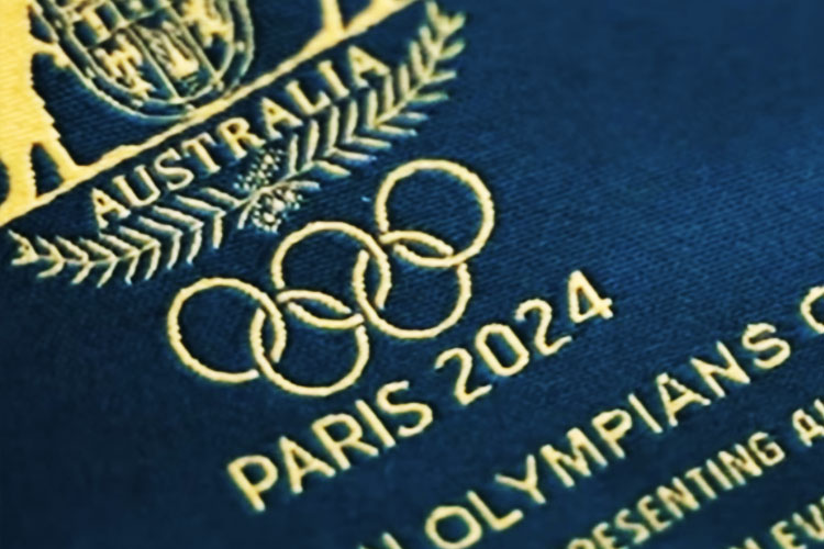 Lambang Olimpiade Tim Australia untuk berlaga di Olimpiade Paris 2024 mendatang. (FOTO: Dok. Australian Olympic Committee/AOC) 