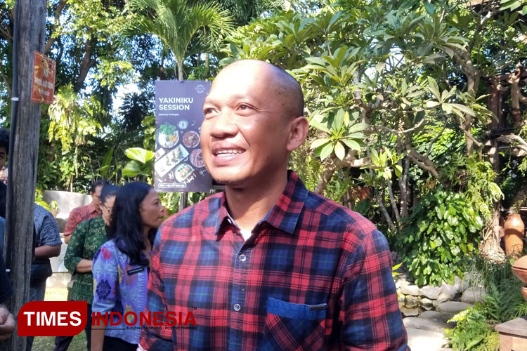 LKomisioner KPU John Darmawan saat memberikan keterangan pers terkait update Coklit. (Foto: Susi/TIMES Indonesia)