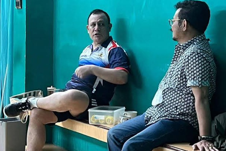 Syahrul Yasin Limpo (SYL) bersama Firli Bahuri. (FOTO: tangkap layar)