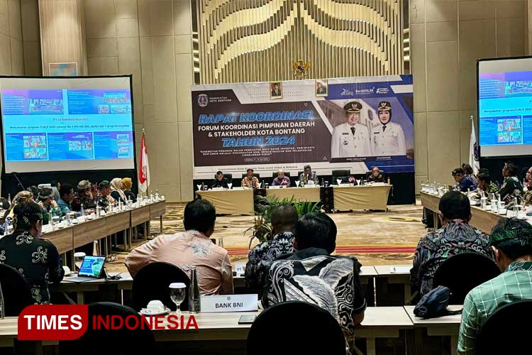 Basri Rase Pimpin Rakor Forkopimda dan Stakeholder di Kota Malang (Foto: Kusnadi/TIMES Indonesia)