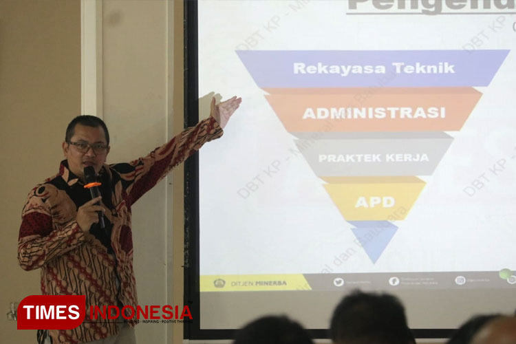 Koordinator Keselamatan Pertambangan Mineral dan Batubara Kementerian Energi dan Sumber Daya Mineral (Kementrian ESDM), Dwinanto Herlambang, ST. (FOTO: Dokumentasi TIMES Indonesia)