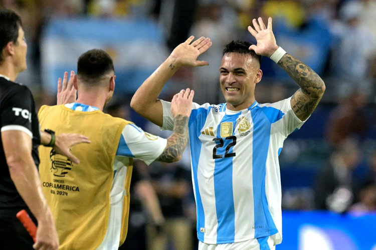 Lautaro Martinez Beri Argentina Piala Copa America yang ke-16