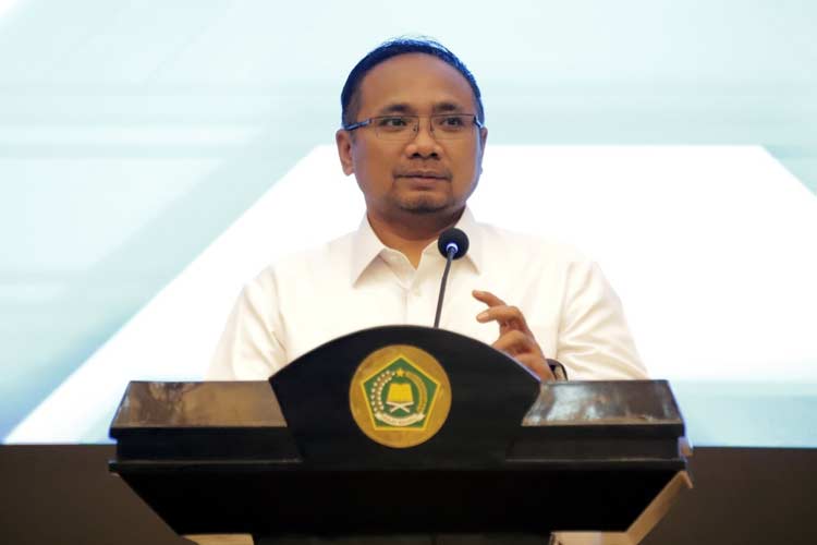 Menag Yaqut Cholil Qoumas. (FOTO: dok. Kemenag)