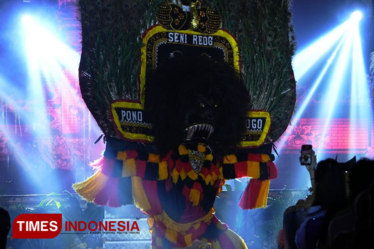 Penampilan Reog Ponorogo di Festival Budaya 2024. (FOTO: AJP TIMES Indonesia)