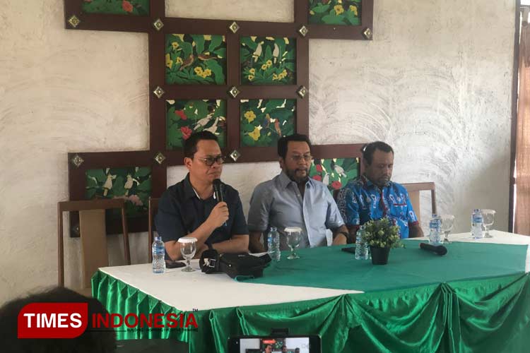 Keterangan Pers Gerakan Perubahan DPD RI. Foto: RafyqPanjaitan/TimesIndonesia