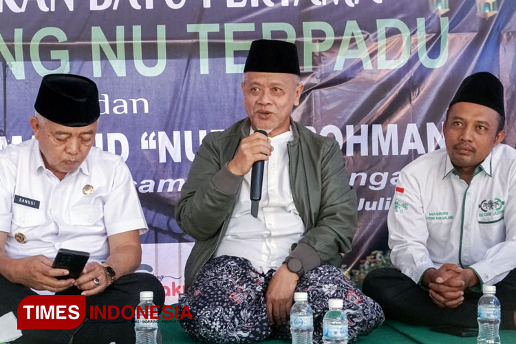 Ketua PCNU Kabupaten Malang, KH. Hamim Kholili. (Foto Amin/TIMES Indonesia)