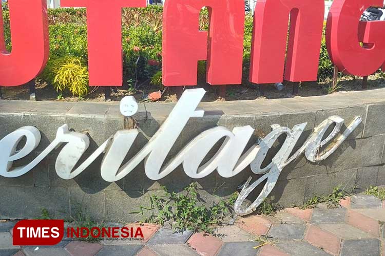 Tulisan Kayutangan Heritage Malang Rusak Lagi, Ternyata Gegara Ditabrak Pemotor