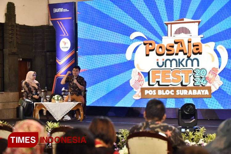 Worskhsop digital marketing untuk peningkatan produk UMKM, Rabu (17/7/2024).(Foto : Hamida Soetadji/TIMES Indonesia)