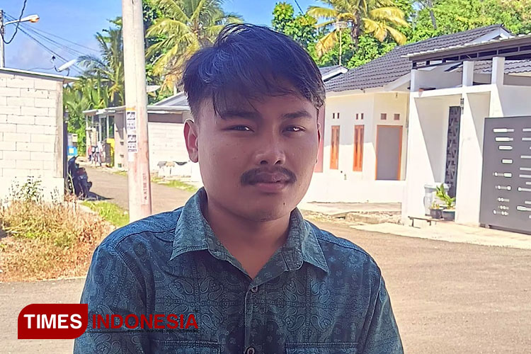 Ketua Himpunan Mahasiswa Islam Komisariat Pangandaran, Asep Saepudin (FOTO: Syamsul Ma'arif/TIMES Indonesia)