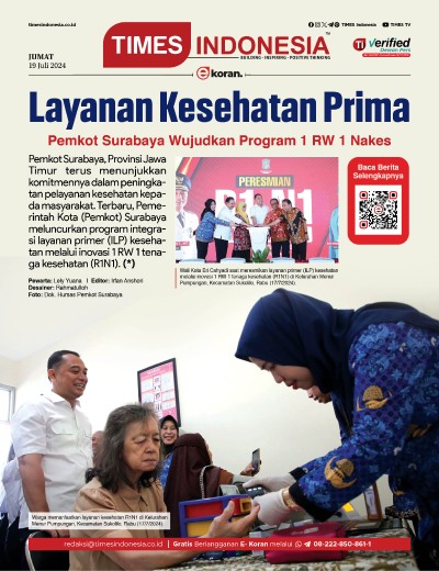 Edisi Jumat, 19 Juli 2024: E-Koran, Bacaan Positif Masyarakat 5.0