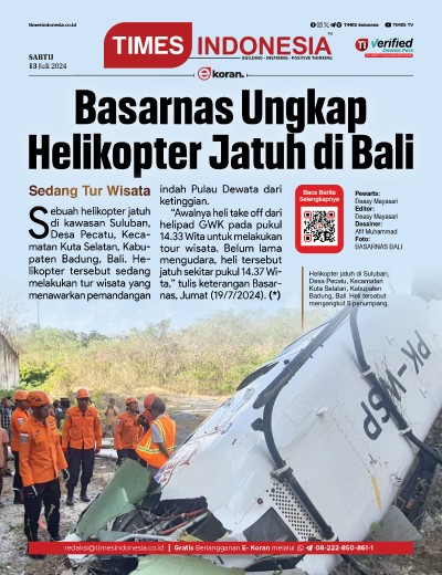 Edisi Jumat, 19 Juli 2024: E-Koran, Bacaan Positif Masyarakat 5.0