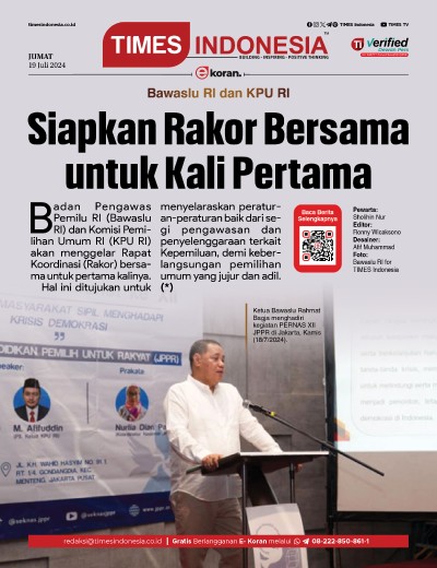 Edisi Jumat, 19 Juli 2024: E-Koran, Bacaan Positif Masyarakat 5.0