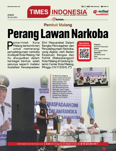 Edisi Jumat, 19 Juli 2024: E-Koran, Bacaan Positif Masyarakat 5.0