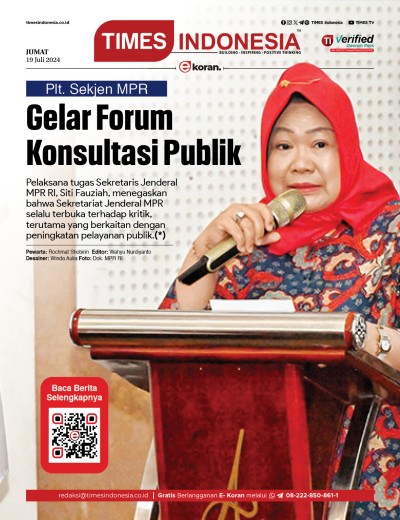 Edisi Jumat, 19 Juli 2024: E-Koran, Bacaan Positif Masyarakat 5.0