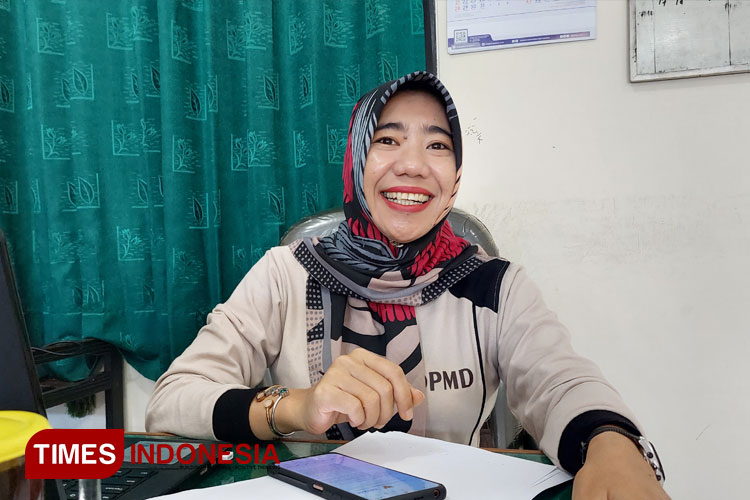 Kepala Bidang Pengembangan Ekonomi Pedesaan Dinas PMD Pacitan, Novia Wardhani (FOTO: Rojihan/TIMES Indonesia)