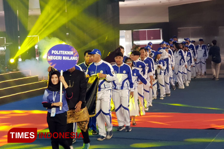 Gelaran Porseni ke-14 Politeknik se-Indonesia di Polinema Berlangsung Meriah
