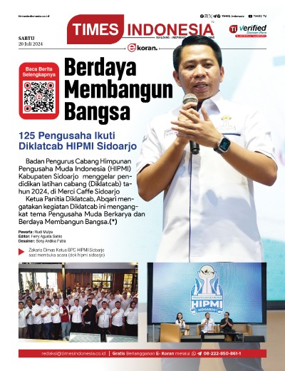 Edisi Sabtu 20 Juli 2024: E-Koran, Bacaan Positif Masyarakat 5.0