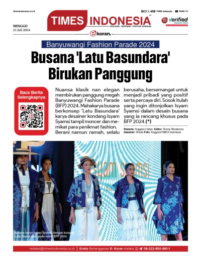 Edisi Minggu, 21 Juli 2024: E-Koran, Bacaan Positif Masyarakat 5.0