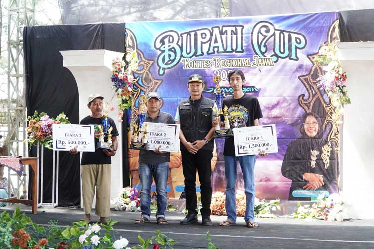 Kontes Regional Jawa Kambing Pe Kaligesing dan Domba Piala Bupati Cup di Desa Tunggul, Kecamatan Paciran, Kabupaten Lamongan, Minggu, (21/7/2024) (FOTO: Humas Kominfo Lamongan for TIMES Indonesia)