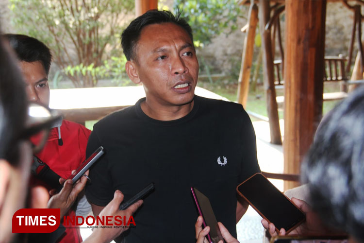Politikus partai Gerindra TB Ardi Januar dipastikan maju Pilkada Bandung Barat dengan membawa misi mengawal program Prabowo Subianto. (FOTO: Deni Supriatna/ TIMES Indonesia)