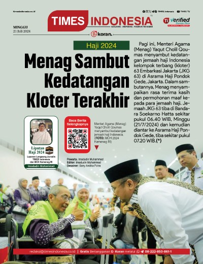 Edisi Minggu, 21 Juli 2024: E-Koran, Bacaan Positif Masyarakat 5.0