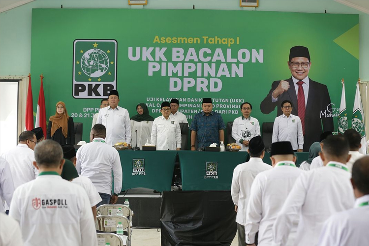 Plt Ketua KPU RI, Afifuddin saat menghadiri UKK Bakal Calon atau Bacalon Pemimpin DPRD di DPP PKB. (Foto: Dok. DPP PKB/TIMES Indonesia)