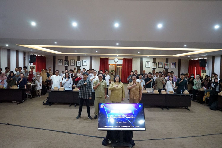 Pj Wali Kota Kediri Buka Workshop Video Animasi Merajut Asa Kebudayaan, Mewujudkan Kediri Harmonis