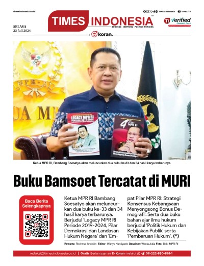 Edisi Selasa, 23 Juli 2024: E-Koran, Bacaan Positif Masyarakat 5.0