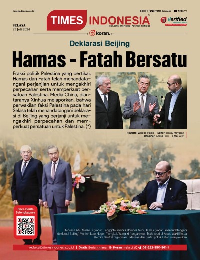 Edisi Selasa, 23 Juli 2024: E-Koran, Bacaan Positif Masyarakat 5.0