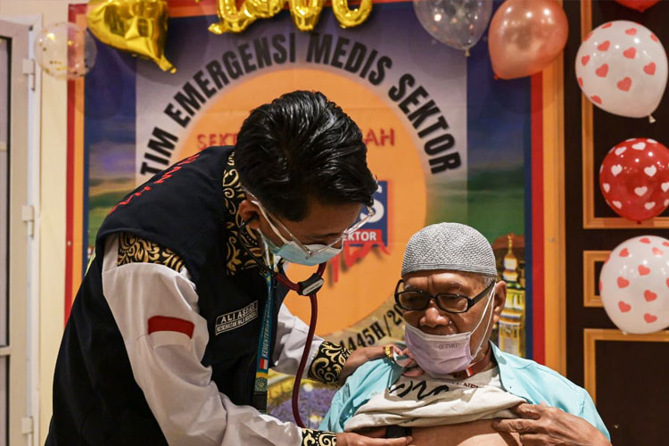 Layanan jemaah haji Indonesia. (FOTO: MCH 2024 Kemenag RI)