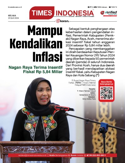 Edisi Selasa, 23 Juli 2024: E-Koran, Bacaan Positif Masyarakat 5.0